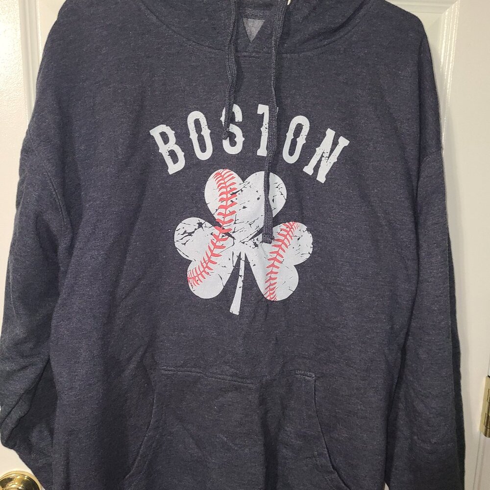 Boston Red Sox Shamrock Baseball Hoodie